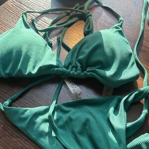 Emerald Green Bikini Top